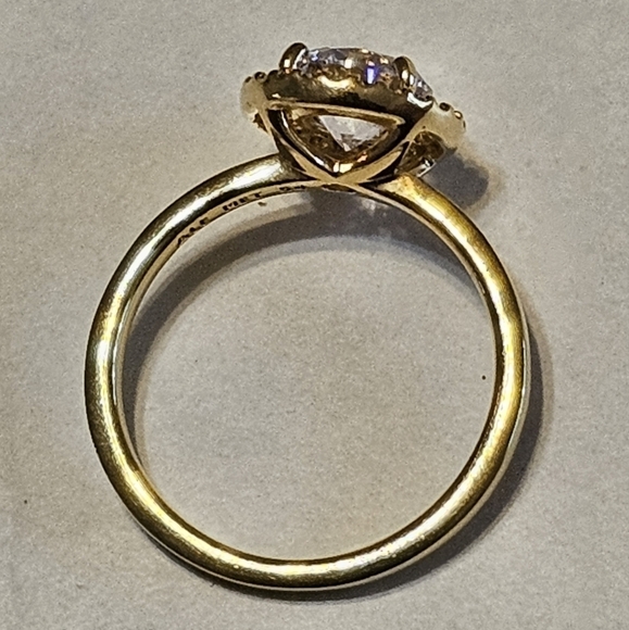 Authentic Pandora Sparkling Round Halo Ring size 54 us 7 - Picture 4 of 5